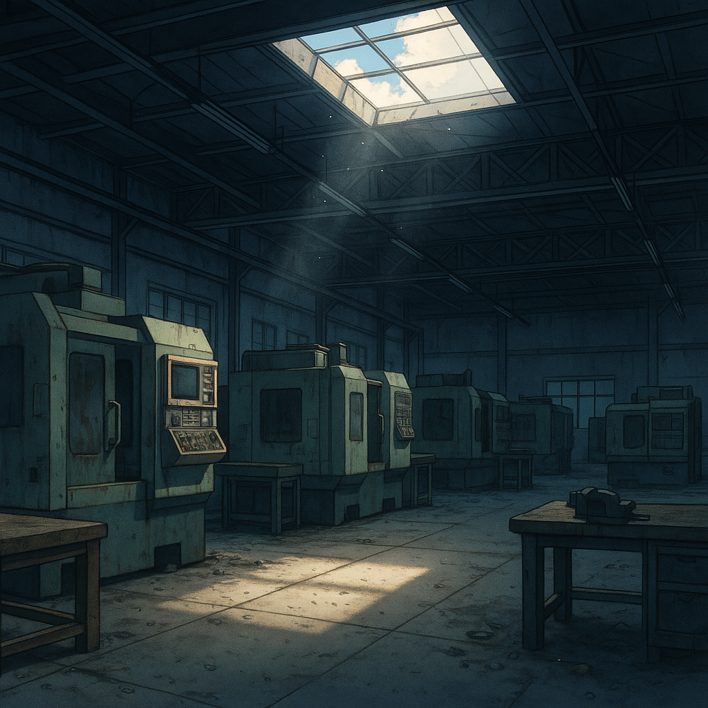 placeholder for empty CNC bay